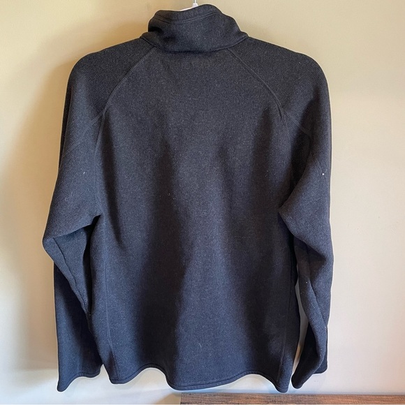 Patagonia Sweater Better Women’s Size Large 1/4Zipper High Neck Black - Picture 5 of 5